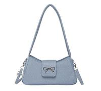Blue Shoulder Bags Women Purses Handbags Bowknot Bow Purse Y2k Bag Small Shoulder Bag Mini Clutch Hobo Handbag
