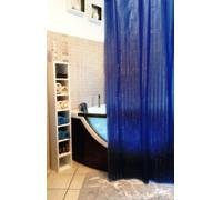 Blue Shower Curtain 180x200 cm. 100% Vinyl. With Luminance Effect.