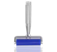 Blue Silicone Roller for Dirt, Glue Silicone Rubber Pasting Tacky Soft Roller Manual Anti-Static Cleaner Tool for Screen Film Hair Dust Remover (6 Inch)