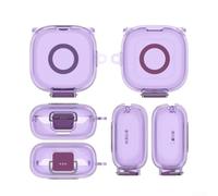 Blue Silicone Skin for Anker for soundcore P31i Earbuds Blue(Purple) | Shockproof silicone, scratch resistant, full port for access, white color option, secure grip texture