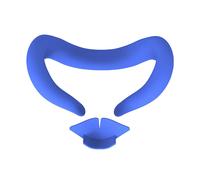 (blue) Silicone Vr Face Pad Cover For Oculus Quest 3 Cover Vr Headset Sweatproof Waterproof Replacement Face Pads Mask Quest 3 Vr Accessories