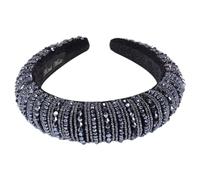 Blue Simulated Crystal Headband for Women and Girls
