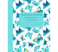 Blue Skies & Butterflies Composition Notebook: A Peaceful Writing Space for Notes, Journals, and Everyday Inspiration