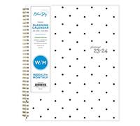 Blue Sky 2023-2024 Academic Year Weekly and Monthly Student Planner, 8.5" x 11", Flexible Cover, Wirebound, Pippi (142574-A24)