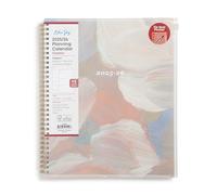 Blue Sky 2025-2026 Weekly and Monthly Academic Year Planner Calendar, July 2025 - June 2026, 8.5" x 11", Flexible Cover With Zip Pouch, Wirebound, Storage Pocket, Nickelson