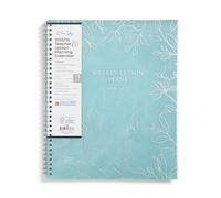 Blue Sky 2025-2026 Weekly and Monthly Academic Year Teacher Lesson Planner Calendar, July 2025 - June 2026, 8.5" x 11", Flexible Cover, Wirebound, Laminated Tabs, Storage Pocket, Prairie Aqua
