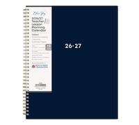 Blue Sky 2026-2027 Weekly & Monthly Academic Planner, 8.5"x11", Solid Navy