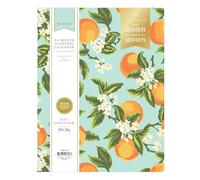 Blue Sky 2026-2028 Monthly Academic Planner, 8.5"x11", Orange Blossom Mint
