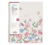 Blue Sky 2027 Weekly and Monthly Planner Calendar, January 2027 - December 2027, 8.5" x 11", Flexible Cover, Laminated Tabs, Durable Twin Wire Binding, Storage Pocket, Fly By