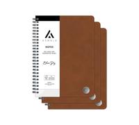 Blue Sky ASMBLD Professional Notebook, 5.75"x8.5", 3 Pack, Tan