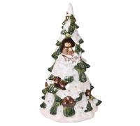 Blue Sky Ceramics Snowtree Tealight Holder, Multicolor