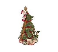 Blue Sky Clayworks 20258 Elfville Tealight Holder, 9.75-inch Height