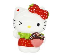 Blue Sky Clayworks Hello Kitty Loves You with Strawberry Bow Cute Winking Figurine