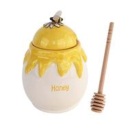 Blue Sky Clayworks Honey Drip Honey Pot, 5.25 Inchies, Bee