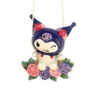 Blue Sky Clayworks Kuromi Loves Springtime Garden Swinger (Hello Kitty and Friends Collection)