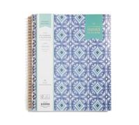 Blue Sky Day Designer 2025 Weekly and Monthly Planner Calendar, January 2025 - December 2025, 8.5" x 11", Flexible Frosted Cover, Wirebound, Storage Pocket, Tile