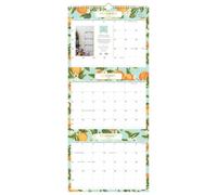 Blue Sky Day Designer 2027 Monthly Wall Calendar, January 2027 - December 2027, Durable Twin Wire Binding, 11" x 8.75", 3 Month Display, Perfect For Home, Office And Classrooms, Orange Blossom Mint