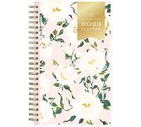 Blue Sky Day Designer for Blue Sky 2023 Weekly and Monthly Planner, 5" x 8", Clear Pocket Cover, Wirebound, Coming Up Roses (140094-23)