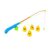 BLUE SKY - Duck Fishing - Outdoor Skill Game - 040407 - Magnetic Fishing for Children - Fishing on the String - Multicoloured - Plastic - 40 cm - From 3 Years