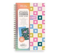 Blue Sky Gen Z 2026-2027 Weekly and Monthly Academic Year Planner Calendar, July 2026 - June 2027, 5" x 8", Flexible Interchangeable Cover, Wirebound, Laminated Tabs, Storage Pocket, Mayla