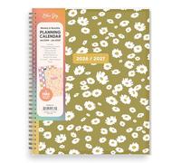 Blue Sky Gen Z 2026-2027 Weekly and Monthly Academic Year Planner Calendar, July 2026 - June 2027, 8.5" x 11", Flexible Interchangeable Cover, Wirebound, Laminated Tabs, Storage Pocket, Coreen