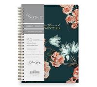 Blue Sky Life Note It 2026 Weekly and Monthly Planner Notes, January 2026 - December 2026, 5.875" x 8.625", Clear Pocket Cover, Durable Twin Wire Binding, Storage Pocket, 50 Perforated Notes Sheets