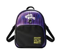 Blue Sky Studios Beetlejuice Premium Backpack, Small Bag with Adjustable Straps, Movie Gifts Merchandise and Accessories, Glow in the Dark, 25 cm