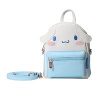 Blue Sky Studios Cinnamoroll Mini Backpack, Small Kawaii Luxury Bag with Adjustable Straps, Cute Gifts Merchandise and Accessories - Hello Kitty & Friends