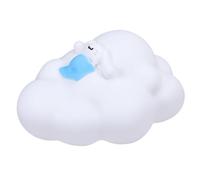 Blue Sky Studios Cinnamoroll Night Light - USB-C Rechargeable Mood Lamp with 3 Brightness Levels - Soft Vinyl Design (Sleeping on a Cloud) - Desk & Bedside Lamp