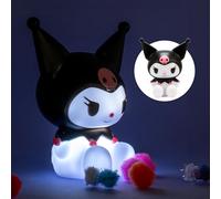 Blue Sky Studios Hello Kitty Character Light, Touch-Controlled Lamp for Girls Bedroom, Cute Kawaii Desk Decor, Collectible Merch Gift - Kuromi