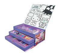 Blue Sky Studios Hello Kitty & Friends Art Colouring Case - Kids Art Set with Paint, Markers, Pencils & More | Creative Gift for Children Ages 3+