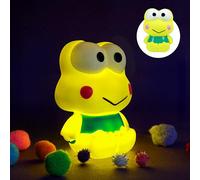 Blue Sky Studios Keroppi Night Light - Touch-Controlled Mood Lamp, Cute Kawaii Desk Decor, Collectible Merch Gift with Fast Charging