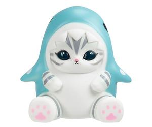 Blue Sky Studios Mofusand Mood Light - USB Desk Lamp with 3 Brightness Levels, Kitty Whale Shark Design - Official Licensed Gift for Fans