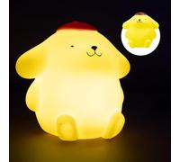 Blue Sky Studios Pompompurin Night Light - Touch-Controlled Mood Lamp, Cute Kawaii Desk Decor, Collectible Sanrio Merch Gift with Fast Charging