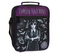 Blue Sky Studios Wednesday Lunch Bag, 2 Pockets, Novelty School Supplies, Officially Licensed Wednesday Merchandise