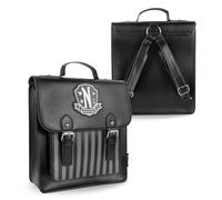 Blue Sky Studios Wednesday Satchel Bag, Large Backpack for Work or School Supplies, Licensed Wednesday Accessories