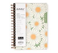 Blue Sky WAAV 2026-2027 Weekly and Monthly Academic Year Planner Calendar, July 2026 - June 2027, 7" x 9", Flexible Cover, Wirebound, Laminated Tabs, Storage Pocket, Includes 20 Extra Notes Pages