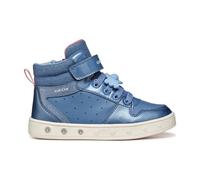 Blue Skylin Booties for Girls - female - Geox - Kids Sneakers - Blue - 33 EU - Kids 33 EU