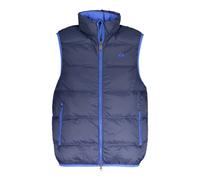 Blue Sleeveless Jacket with Contrasting Details - male - La Martina - Waistcoats - Blue - XL - Jackets XL
