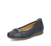 Rieker Blue Slip-On Shoes for Ladies | Rieker L9360-14 Size: EU 37 / UK 4, Colour: Blue