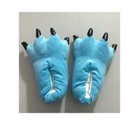 (Blue Slipper, EU40-EU45) Monsters Adultkid University Mike Wazowski Sully Costume Pajamas Sleepwear Ones