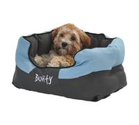 (Blue, Small) Dog & Cat Anti Anxiety Sofa Bed, Machine Washable
