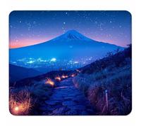 Blue Small Mouse Mat 400x300mm Gaming Mouse Pad Starry Sky, Non-Slip Rubber Base, Waterproof Surface, Stitched Edges Mousemat, Compatible with Laser and Optical Mice Wear-Resistant Gifts 4-9442