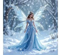 Blue Snow Fairy 1000 Piece Jigsaw Puzzles for Adults and Kids, Impossible Puzzle, Jigsaws 1000 pieces for adults Gifts, Difficult jigsaw puzzles for The Whole Family