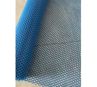 Blue Solid Plsatic Netting For Gardening, Above Ground Pool And Balcony, Heavy Duty Wall Grid For Flower/ Balloon/ Picture/ Photos, Outside Railing Barrier Fence Guard , Size,W 100cm( 40 In),L 1m(3.