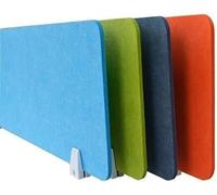 Blue Soundproof Office Desk Privacy Panel 80x30 cm - Effective Noise Reduction Divider for Workspaces Home & Office Use Visual Barrier for Enhanced Focus