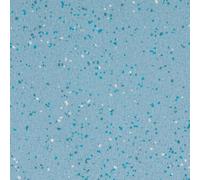 Blue Speckled Effect Vinyl Flooring, Non-Slip Contract Commercial Vinyl Flooring With 2.0mm Thickness-4M(13'1") X 2M(6'6")-8M²