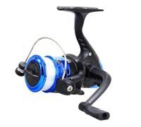 Blue Spincast Fishing Reel Plastic Outdoor Gear 200 Fold with Line