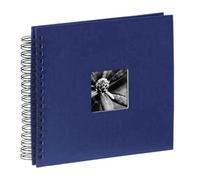 Blue Spiral Traditional Photo Album - 25 Black Pages - 10.5x9.25 Inches Overall