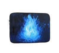Blue Spirit Flame Printing 17 inch Laptop Case Essential Accessory for Commuting and Office Use
